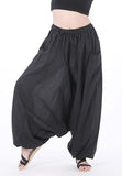 Whitewhale Men Women Cotton Baggy Hippie Boho Gypsy Aladdin Yoga Harem Pants