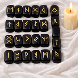 White Whale Rune Stones Tumbled Engraved Lettering Crystal Set Healing Chakra Reiki