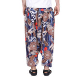 Whitewhale Men's Cotton Solid Harem Pants Yoga Trousers Hippie Pant