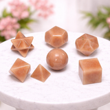 White Whale Healing Crystal Gemstone 7 Pieces Balancing Sacred Stone