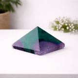 White Whale Pyramid Metaphysical Natural Gemstone Figurine