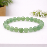 White Whale Natural Original Gemstone Round Beads Stretch Bracelet Healing Reiki 8mm