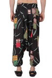 Whitewhale Men's Cotton Solid Harem Pants Yoga Trousers Hippie Pant
