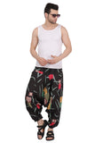 Whitewhale Men's Cotton Solid Harem Pants Yoga Trousers Hippie Pant