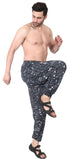 Whitewhale Mens Cotton Printed Harem Pants Pockets Yoga Trousers Hippie