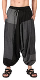 Whitewhale Men Women Cotton Summer Loose Baggy Hippie Boho Gypsy Harem Pants