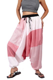 Whitewhale Men Women Cotton Summer Loose Baggy Hippie Boho Gypsy Harem Pants