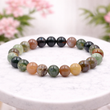 White Whale Natural Original Gemstone Round Beads Stretch Bracelet Healing Reiki 8mm