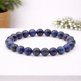White Whale Natural Original Gemstone Round Beads Stretch Bracelet Healing Reiki 8mm
