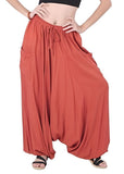 Whitewhale Men Women Rayon Baggy Hippie Boho Gypsy Aladdin Yoga Harem Pants
