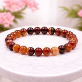 White Whale Natural Original Gemstone Round Beads Stretch Bracelet Healing Reiki 8mm