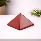 White Whale Pyramid Metaphysical Natural Gemstone Figurine