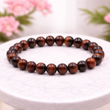 White Whale Natural Original Gemstone Round Beads Stretch Bracelet Healing Reiki 8mm