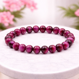 White Whale Natural Original Gemstone Round Beads Stretch Bracelet Healing Reiki 8mm