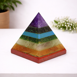 White Whale Pyramid Metaphysical Natural Gemstone Figurine