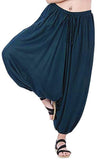 Whitewhale Men Women Cotton Baggy Hippie Boho Gypsy Aladdin Yoga Harem Pants