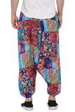 Whitewhale Men's Cotton Solid Harem Pants Yoga Trousers Hippie Pant