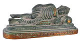 White Whale Big Brass Reclining Buddha Statue in Resting Pose Reclining/Sleeping/Resting Buddha Peace Décor