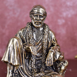White Whale Superfine Brass God Lord Shirdi Sai Baba Bhagwan Lord Shirdi Sai Baba Idol Statue Murti