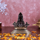 White Whale Superfine Brass venkateswara Balaji Statue:fine Carving:Home and Living:tirupati Balaji:Home Decor