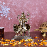 White Whale Superfine Brass Saumyatva Ardhanarishvara (Lord Shiva & Goddess Parvati United a Body) - Made in Thanjavur, South India