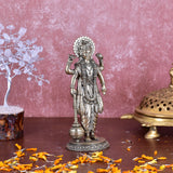 White Whale Superfine Brass Hindu God Lord Vishnu Bhagwan Lord Vishnu Idol Statue Murti
