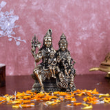 White Whale Superfine Brass Hindu God Shiv Parivar Bhagwan Shiv Parivar Idol Statue Murti