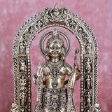 White Whale Superfine Brass Lord Ram Brass Statue Rama Idol for Temple Mandir Sculpture Office and Home Décor