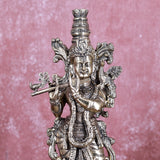 White Whale Superfine Brass Hindu God Lord Krishna Bhagwan Lord Krishna Idol Statue Murti