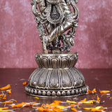 White Whale Superfine Brass Hindu God Lord Krishna Bhagwan Lord Krishna Idol Statue Murti