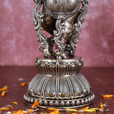 White Whale Superfine Brass Hindu God Lord Krishna Bhagwan Lord Krishna Idol Statue Murti