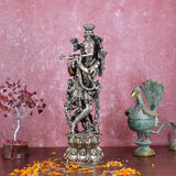 White Whale Superfine Brass Hindu God Lord Krishna Bhagwan Lord Krishna Idol Statue Murti