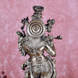 White Whale Superfine Brass Hindu God Lord Krishna Bhagwan Lord Krishna Idol Statue Murti