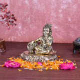 White Whale Superfine Little Krishna Idol India Hind Hindu God Brass Sculpture Makhan Krishna Statue Decor Gift