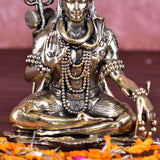 White Whale Superfine Brass Lord Shiva Statue shiv Idol Home Decor Figurine