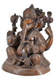 Whitewhale Lord Ganesh Murti Ganesha Idol Ganpati Brass Vinayaka Statue for Home Decoration | Hindu God Ganesh Bhagwan Blessing Ganpati Bappa Statue | Ganesha Statue Sitting Idol Sculpture