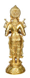 White Whale Brass Deeplaxmi Statue Oil Lamp Laxmi Diya Holding Lady Home Decor