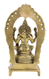 White Whale Brass Lakshmi Idol Hindu Goddess Laxmi Idol|Laxmi Statue|Laxmi Brass Idol|Laxmi Lakshmi Murti Home Office Showpiece Decor