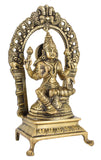 White Whale Brass Lakshmi Idol Hindu Goddess Laxmi Idol|Laxmi Statue|Laxmi Brass Idol|Laxmi Lakshmi Murti Home Office Showpiece Decor