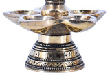White Whale Brass Peacock Diya Statue Figurine Sculpture for Home Office Decor