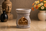 White Whale Carved Essential Oil Diffuser with Tea Light Holder for Aromatherapy -Artisan Handcarved Soapstone (Copy)
