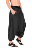 Whitewhale Men Women Cotton Stripe Summer Loose Baggy Hippie Boho Gypsy Harem Pants
