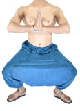 Whitewhale Mens Cotton Stripe Harem Pants Pockets Yoga Trousers Hippie
ple T-Shirt