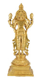 White Whale Brass Lakshmi Idol Hindu Goddess Laxmi Idol|Laxmi Statue|Laxmi Brass Idol|Laxmi Lakshmi Murti Home Office Showpiece Decor