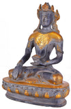 White Whale Lord Tara Buddha Idol Tibetan Buddhism Yin Kwan Goddess Buddhist Statue -Antique Buddha Brass Sculpture Home Decor