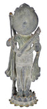 White Whale Lord Ram Brass Statue Rama Idol for Temple Mandir Sculpture Office And Home Decor