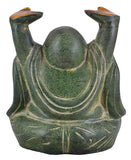 White Whale Brass Antique Laughing Buddha for Wealth & Prosperity | Happy Man - Best for Gifting - Made in Tibet Home Decoration
