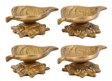 White Whale Diya for Pooja Made of Pure Brass - Kuber Diya Diwali Decoration