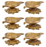 White Whale Diya for Pooja Made of Pure Brass - Kuber Diya Diwali Decoration