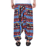 Whitewhale Men's Cotton Solid Harem Pants Yoga Trousers Hippie Pant